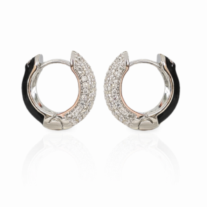 BLACK REVERSIBLE BASE EARRINGS RH