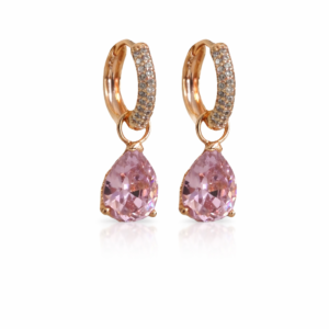 CRYSTAL DROPS PINK 18K