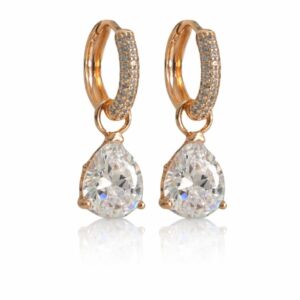 CRYSTAL DROPS WHITE 18K