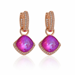 SWAROVSKI SHINE INDIAN PINK LACQUER DELITE 18K